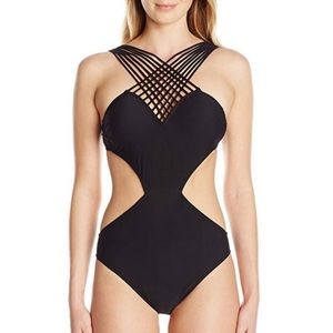 Profile by Gottex Halter Monokini Swimsuit